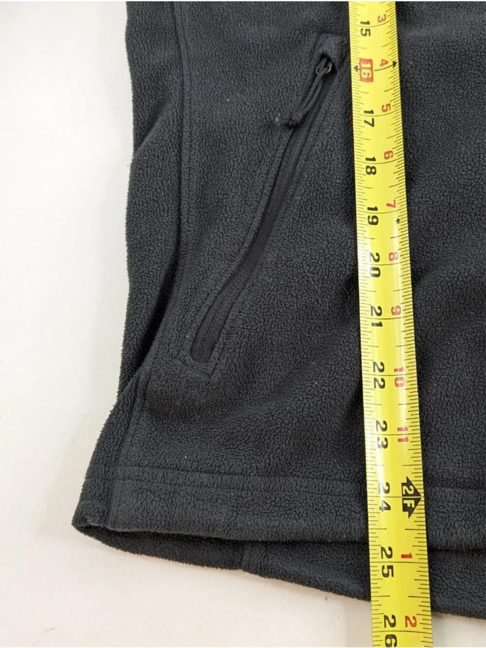 The North Face Mens Medium Fleece Black Full Zip Thermal Lightweight Jacket